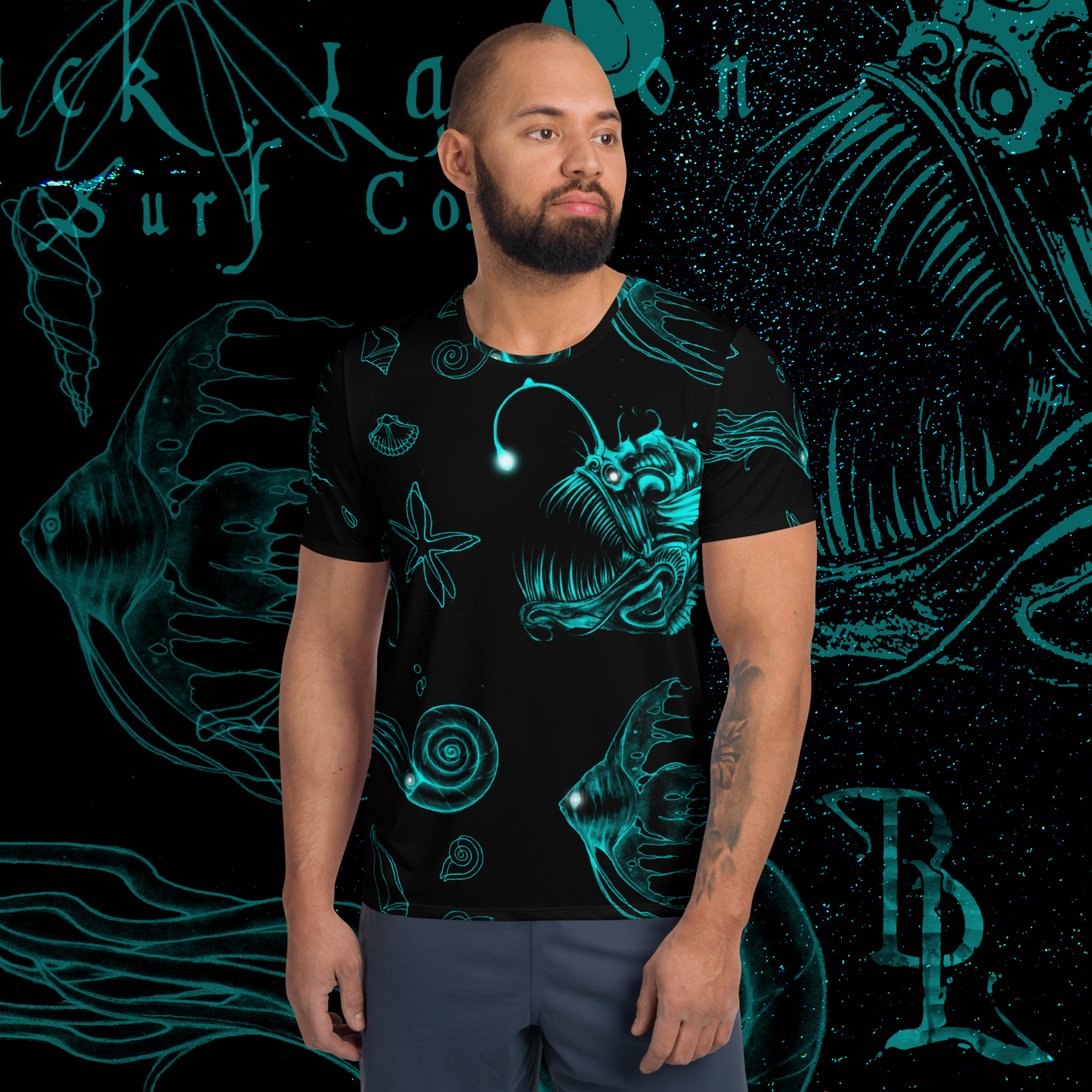 Nightlights Men's athletic t-shirt