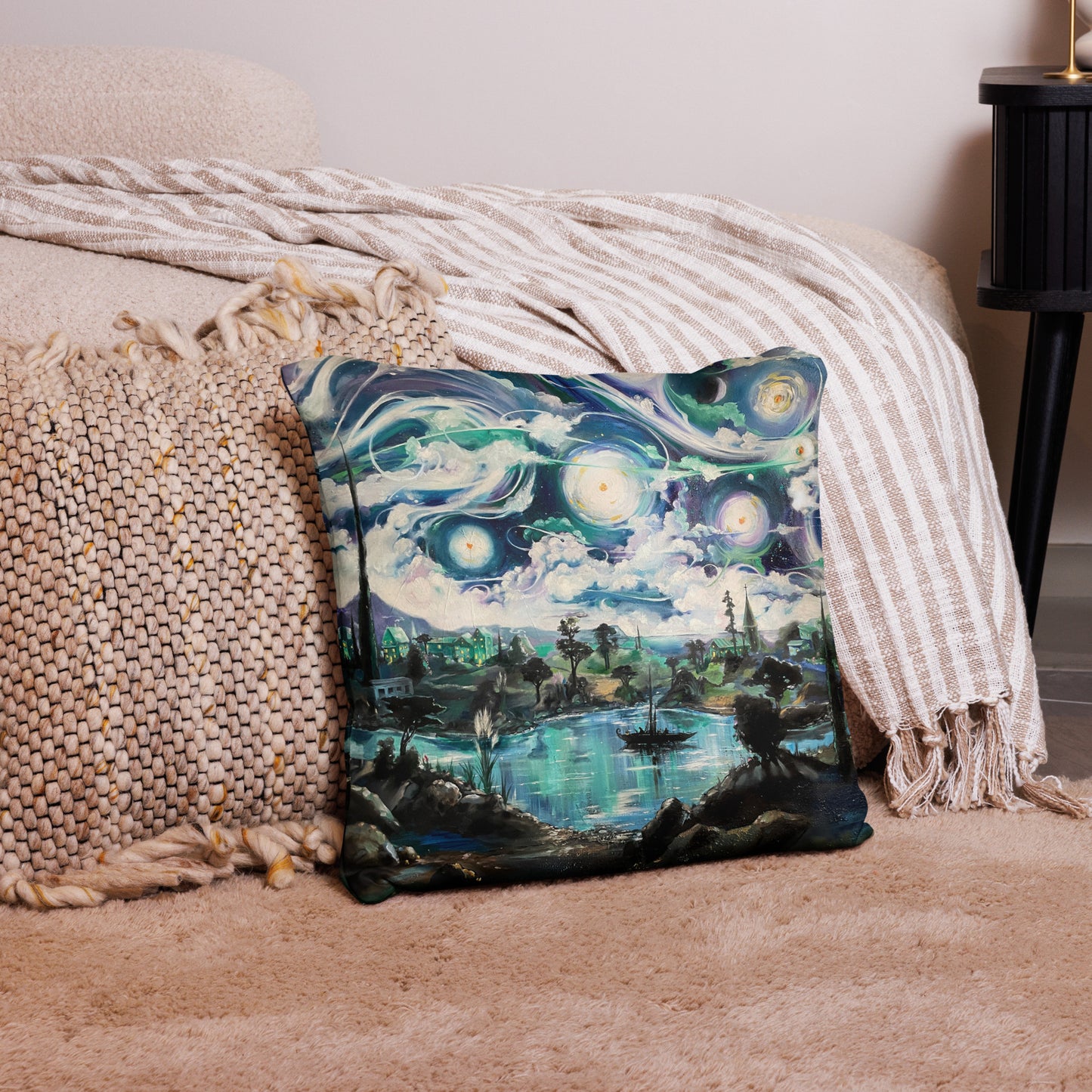 Starry Lagoon Pillow Case