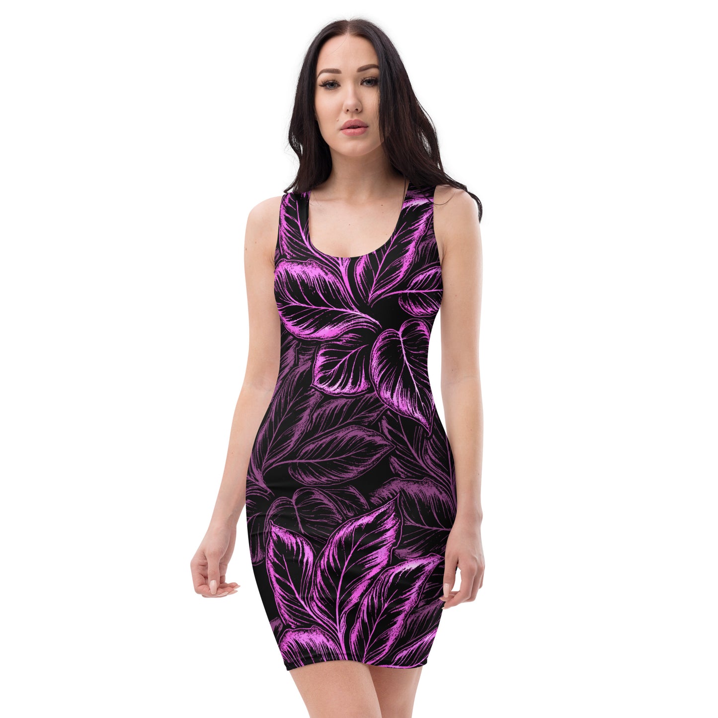 Calathea Couture Shimmer Pink Bodycon dress