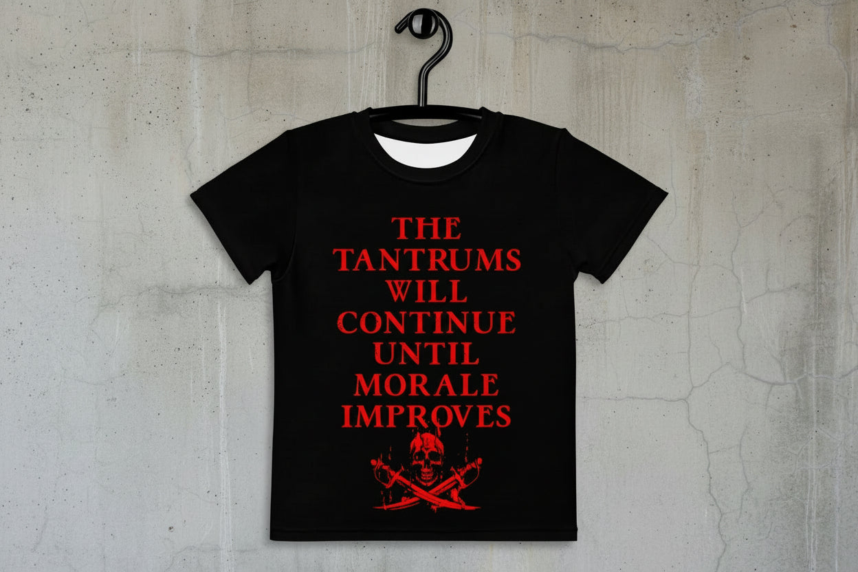 Tantrums Kids crew neck t-shirt