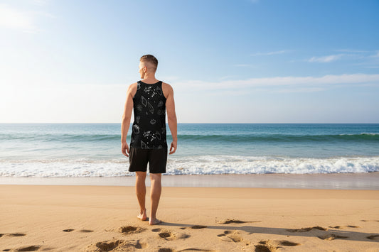 Beachcomber Black Unisex Tank Top