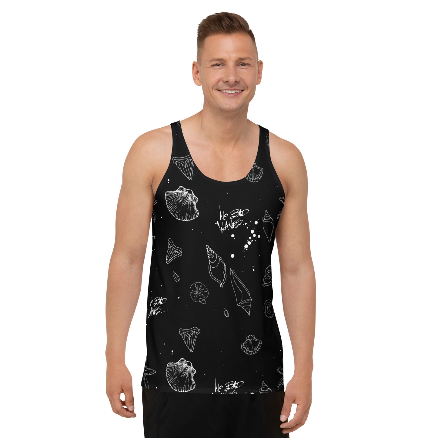 Beachcomber Black Unisex Tank Top