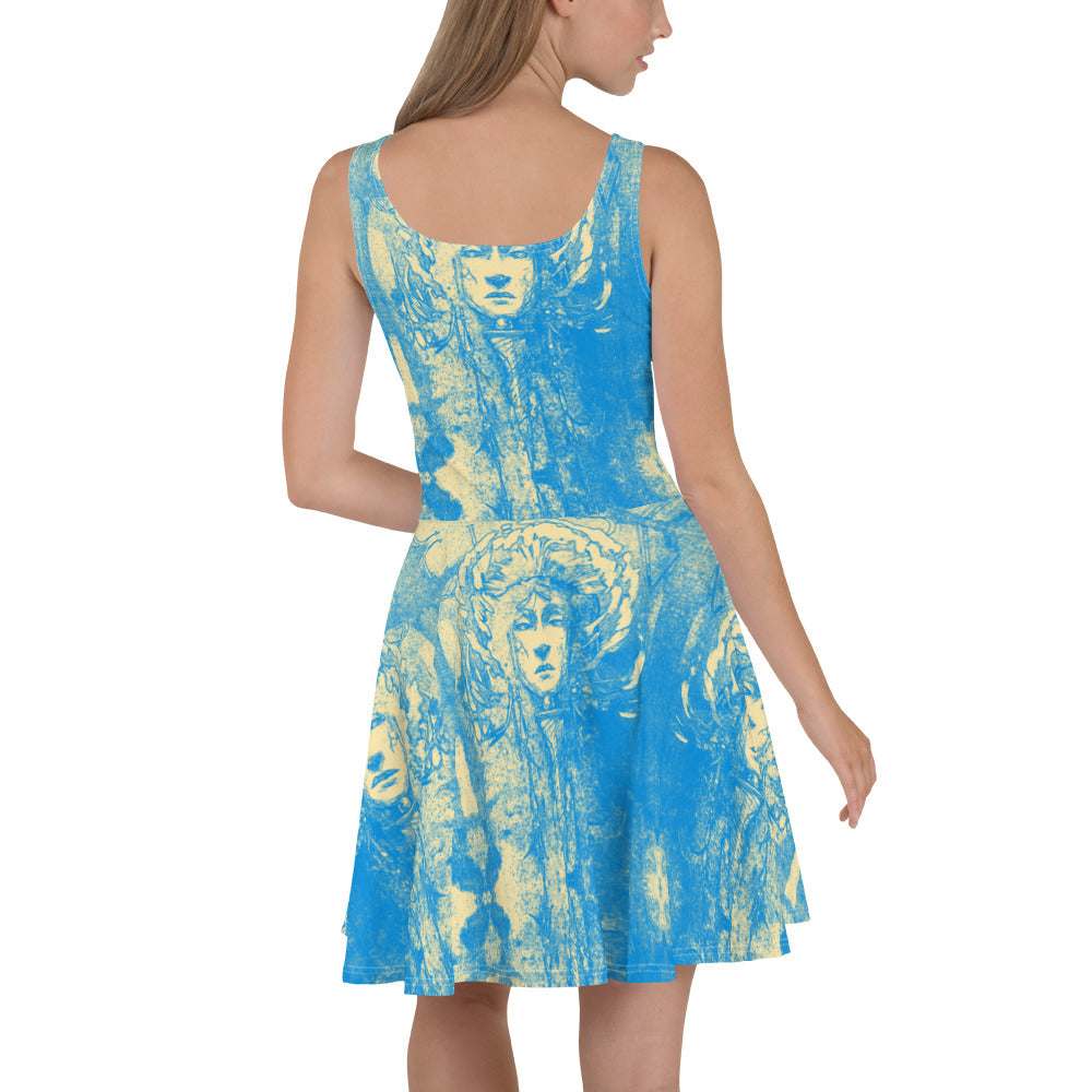 BLUE CITRV Skater Dress