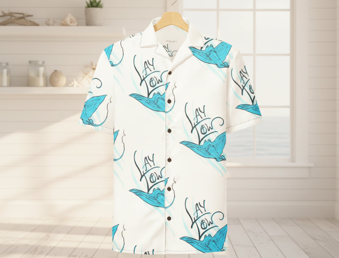 Lay Low Unisex button shirt