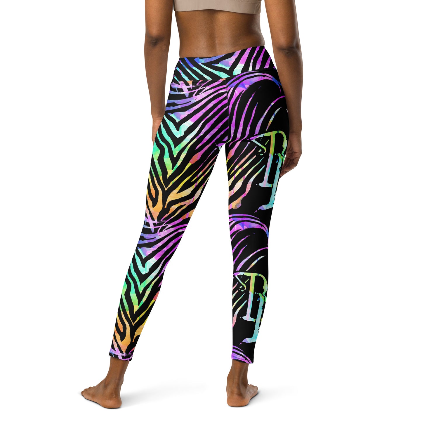 Rainbow Tiger Yoga Leggings