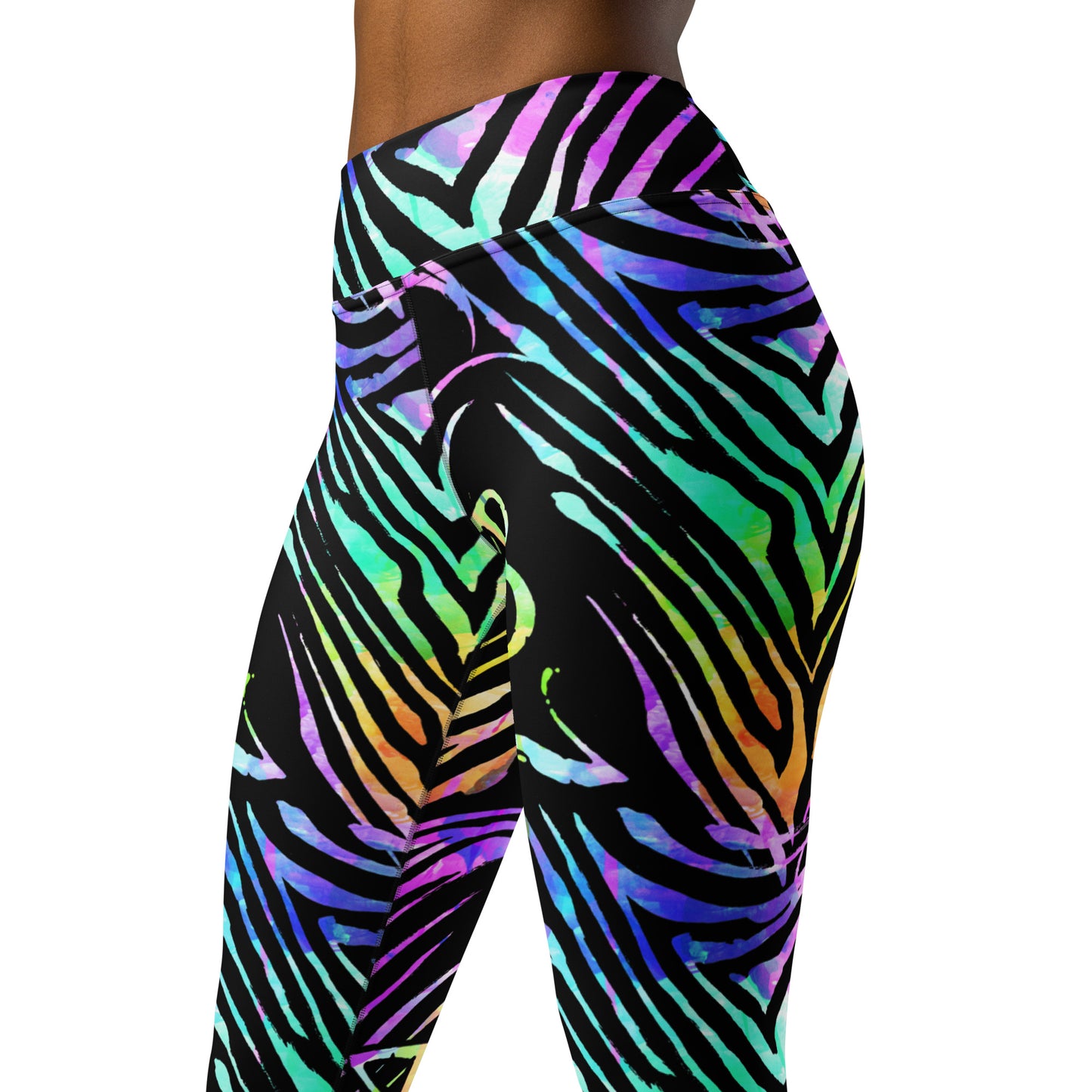 Rainbow Tiger Yoga Leggings