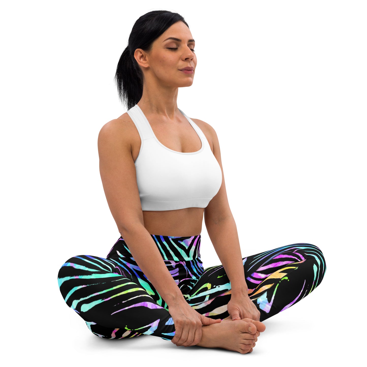 Rainbow Tiger Yoga Leggings