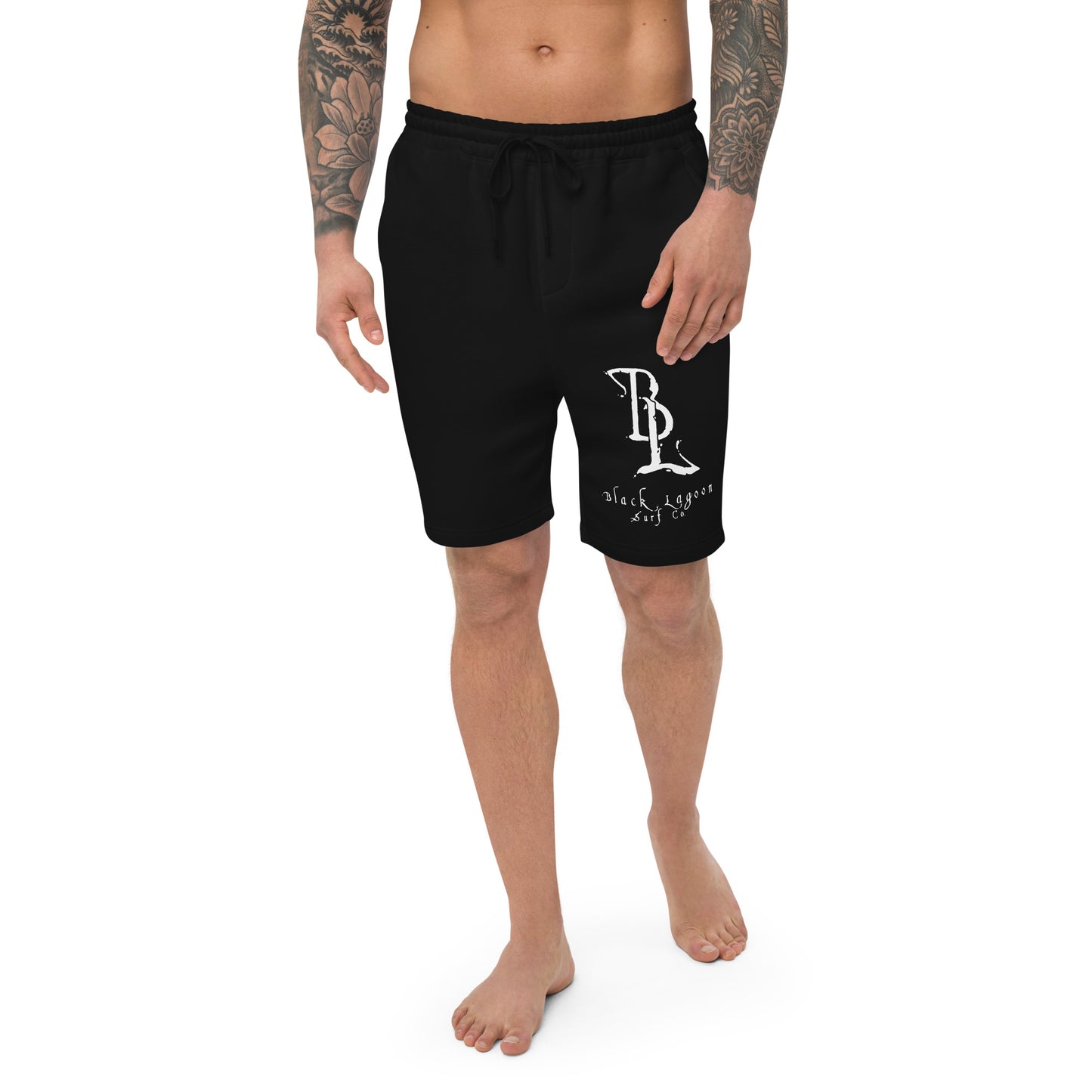 Black Lagoon Logo Classic Men's fleece shorts