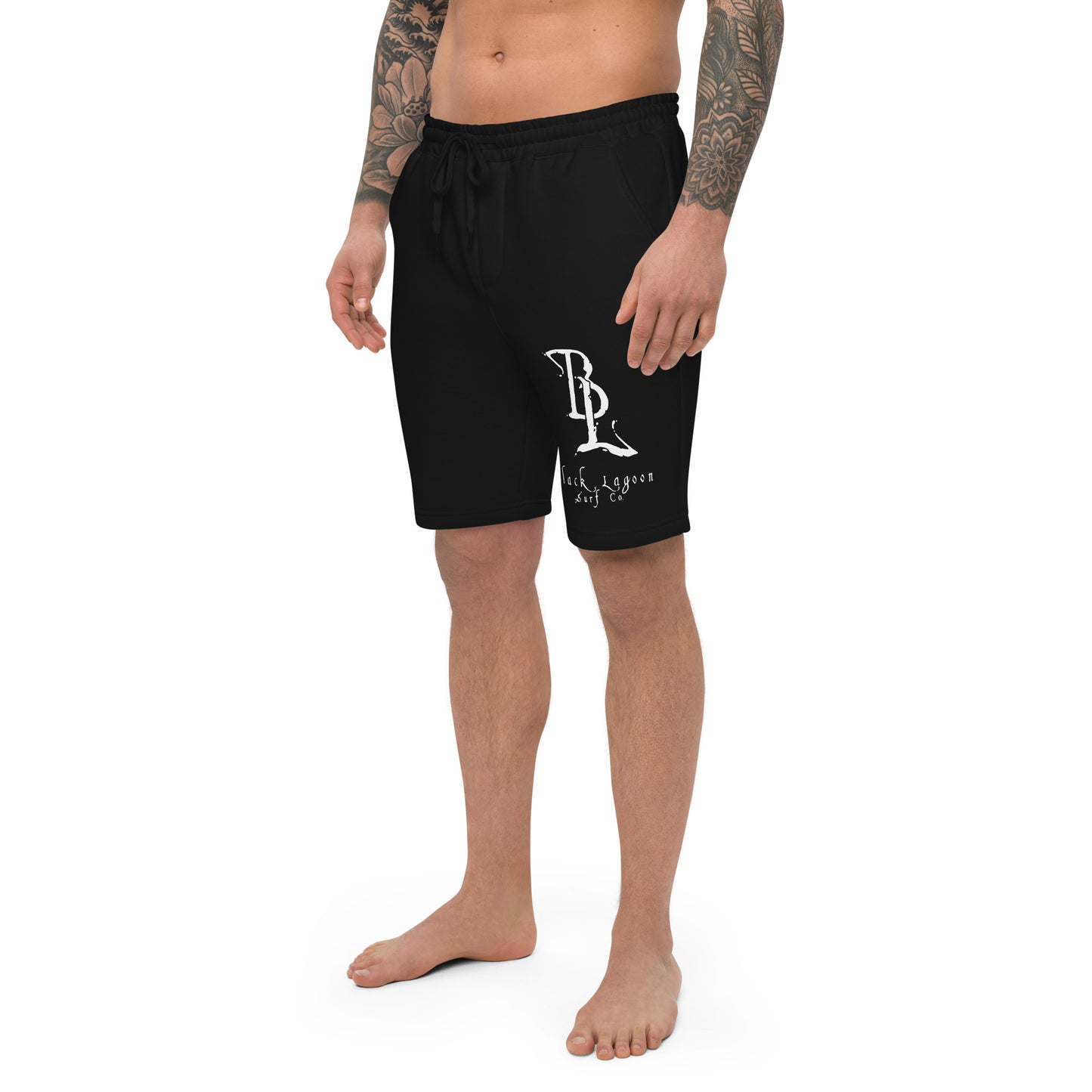 Black Lagoon Logo Classic Men's fleece shorts