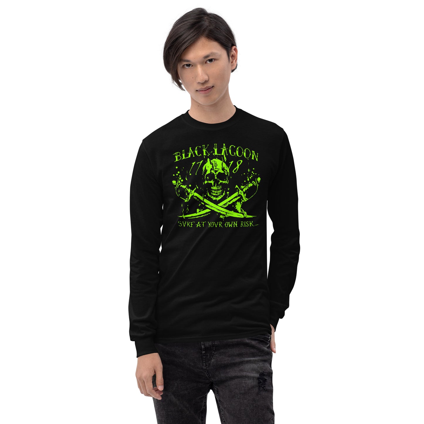 Classic SVRF Jolly Lime Men’s Long Sleeve Shirt