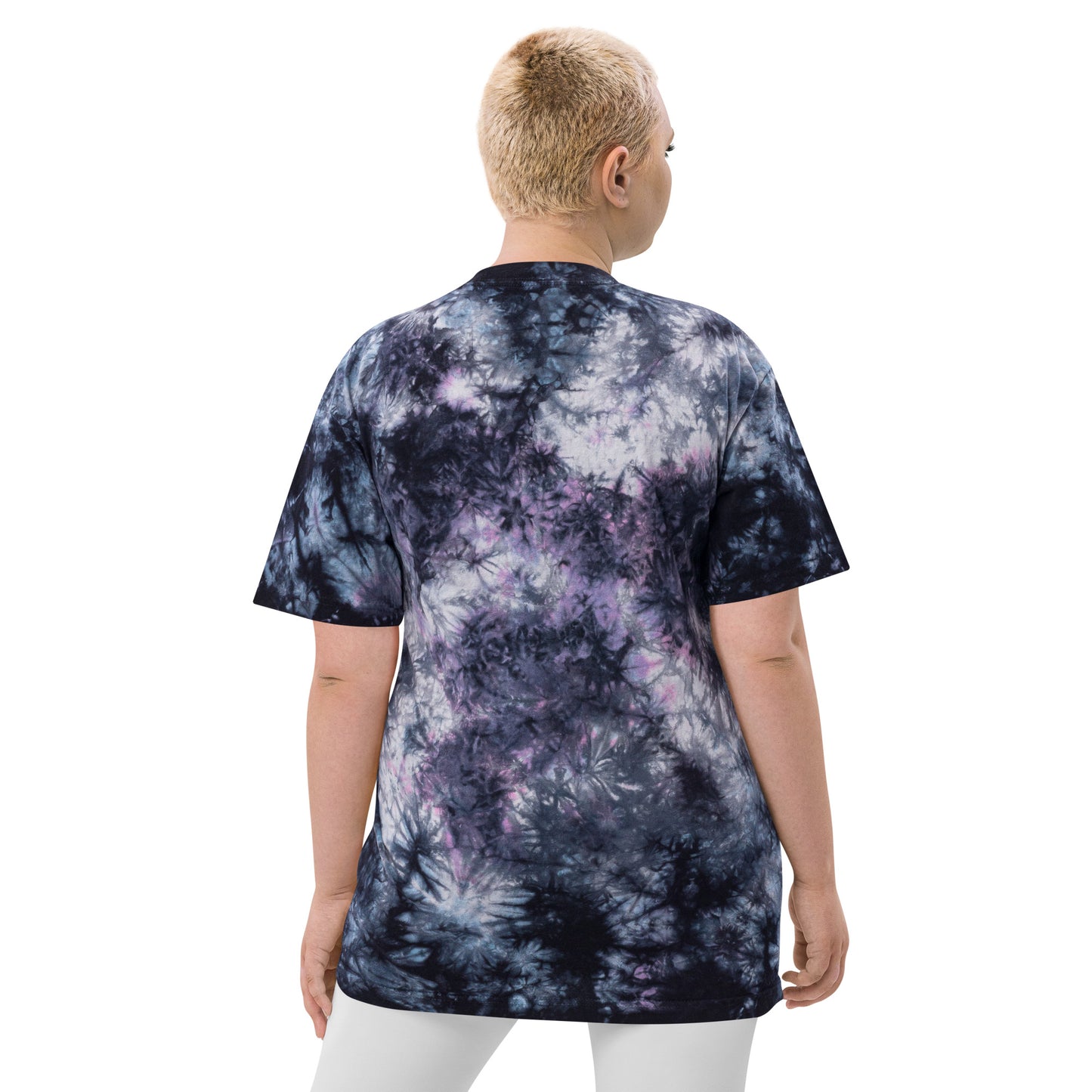 No Bad Waves Oversized Tie-dye T-shirt