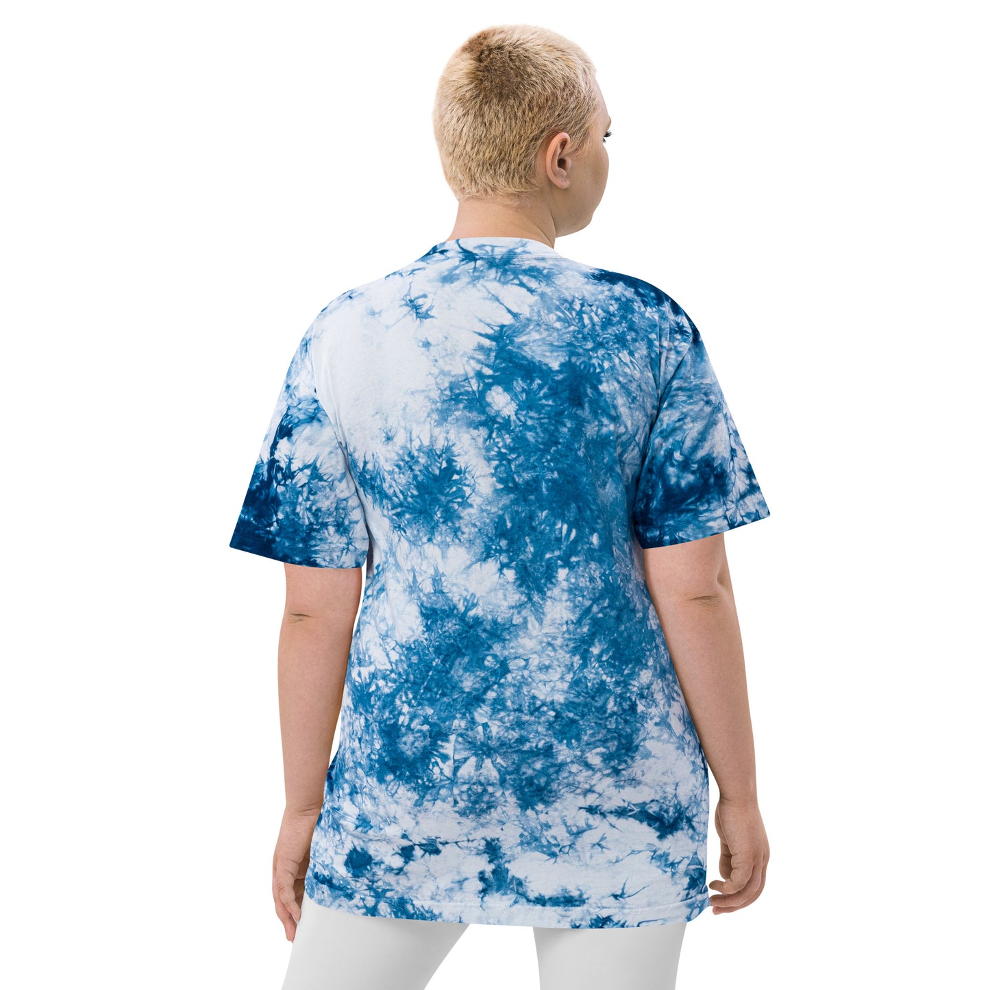 No Bad Waves Oversized Tie-dye T-shirt
