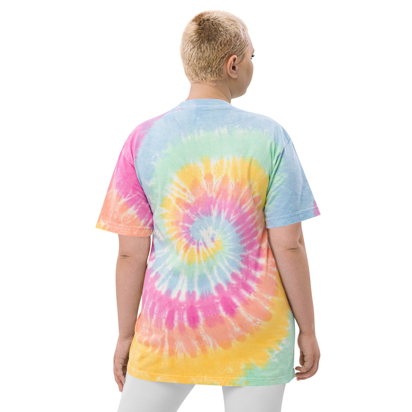 No Bad Waves Oversized Tie-dye T-shirt