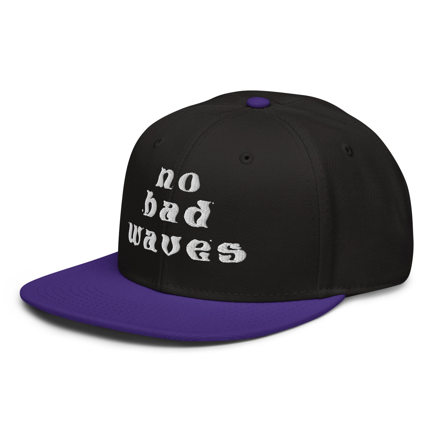 No Bad Waves Snapback Hat