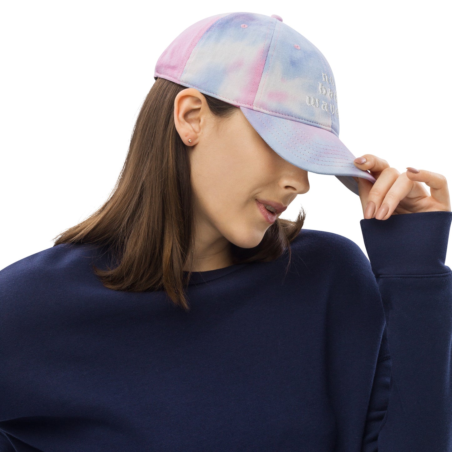 No Bad Waves Tie dye hat