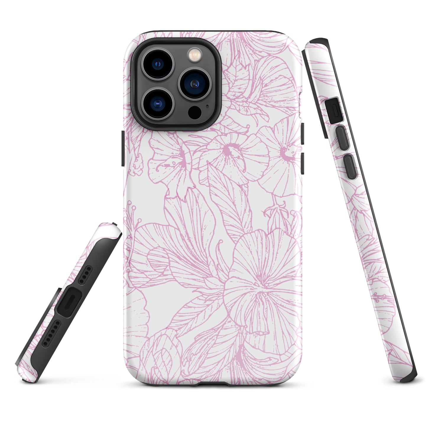 Pink Hibiscus Tough Case for iPhone®