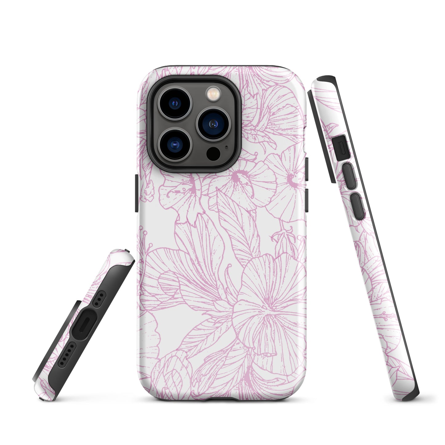 Pink Hibiscus Tough Case for iPhone®