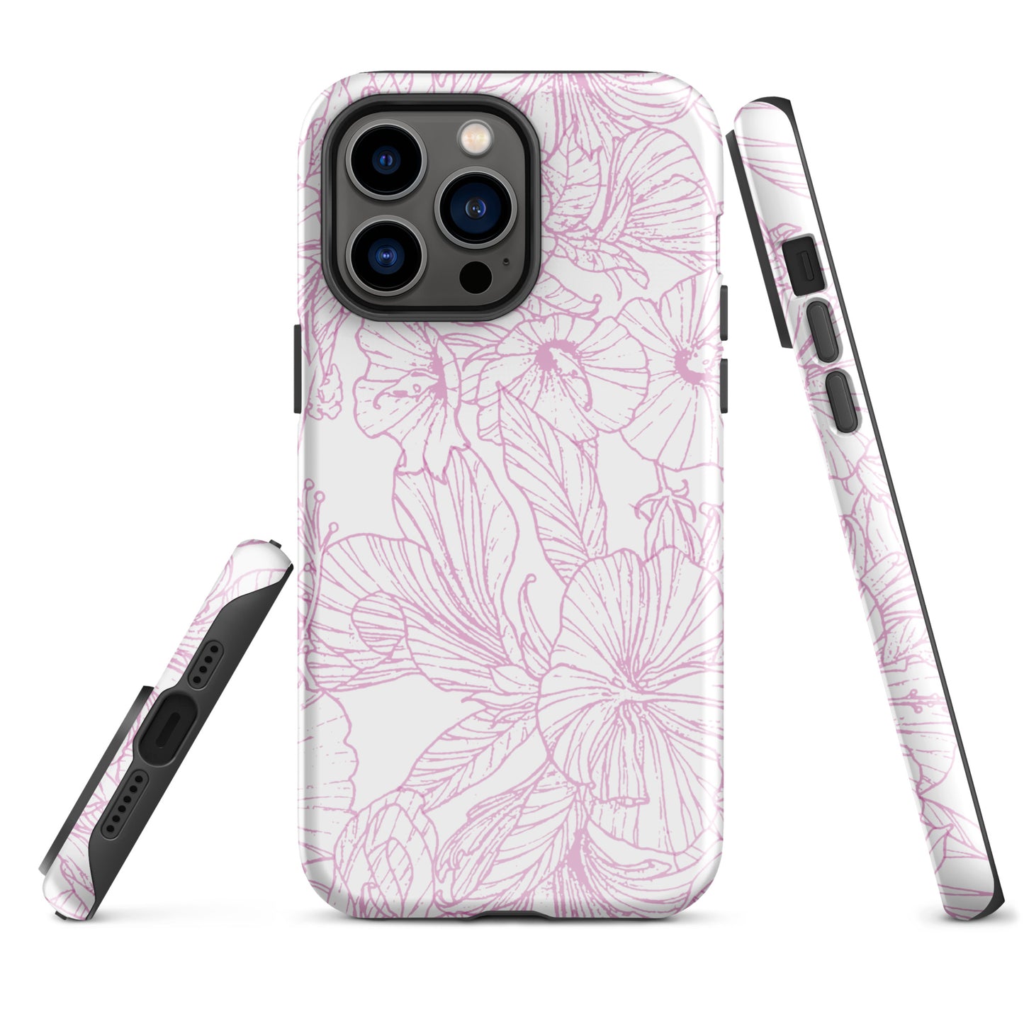 Pink Hibiscus Tough Case for iPhone®