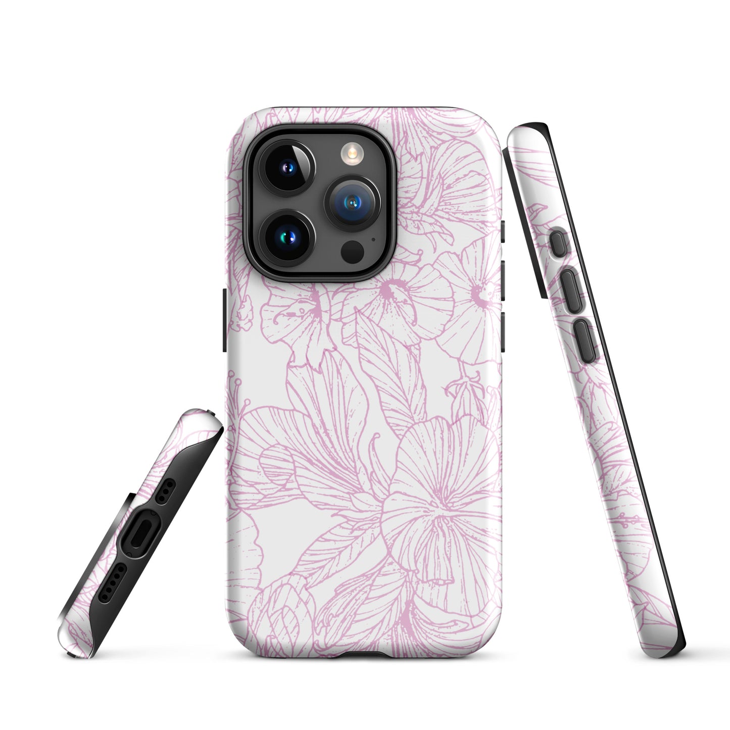 Pink Hibiscus Tough Case for iPhone®