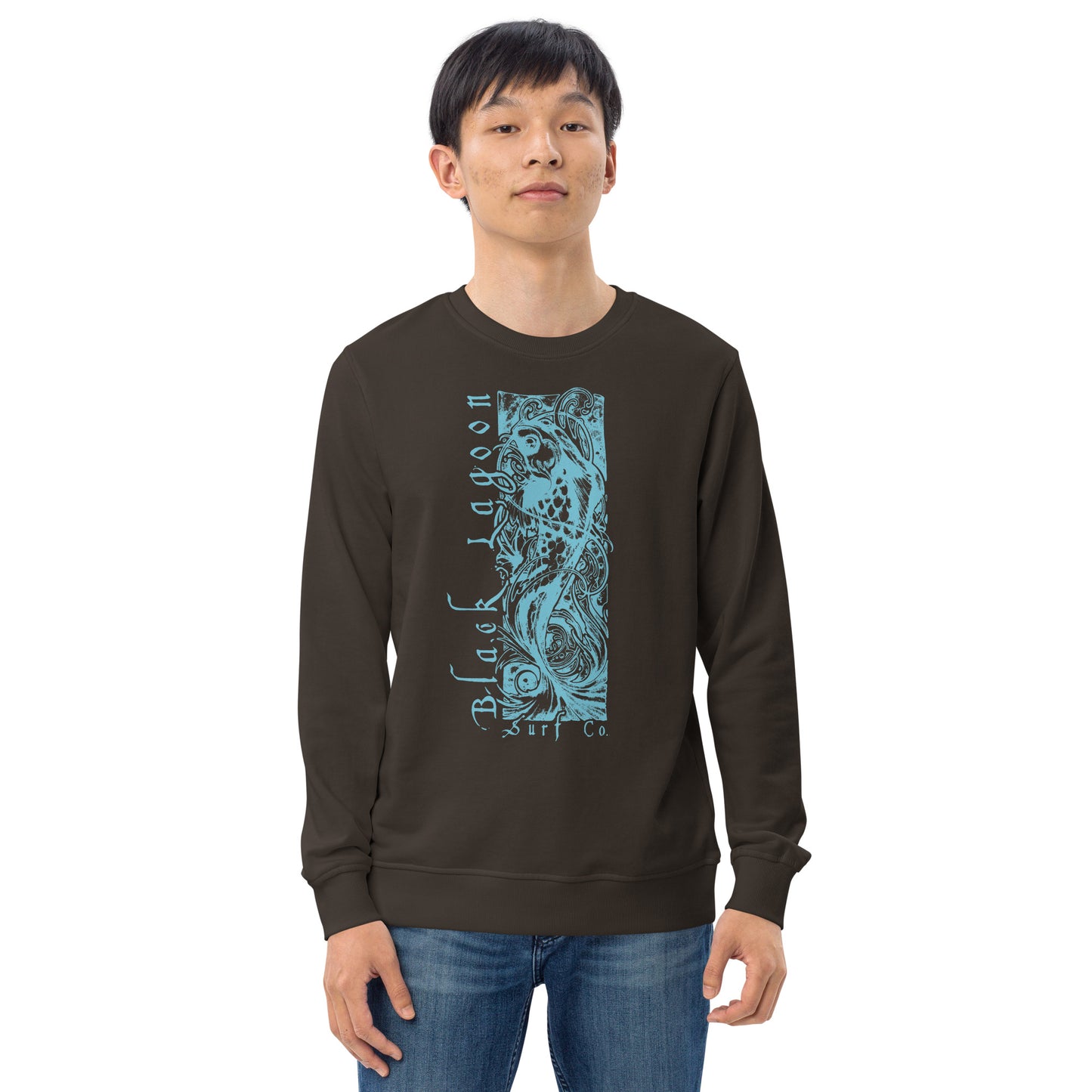 Black Lagoon Koi Unisex organic sweatshirt