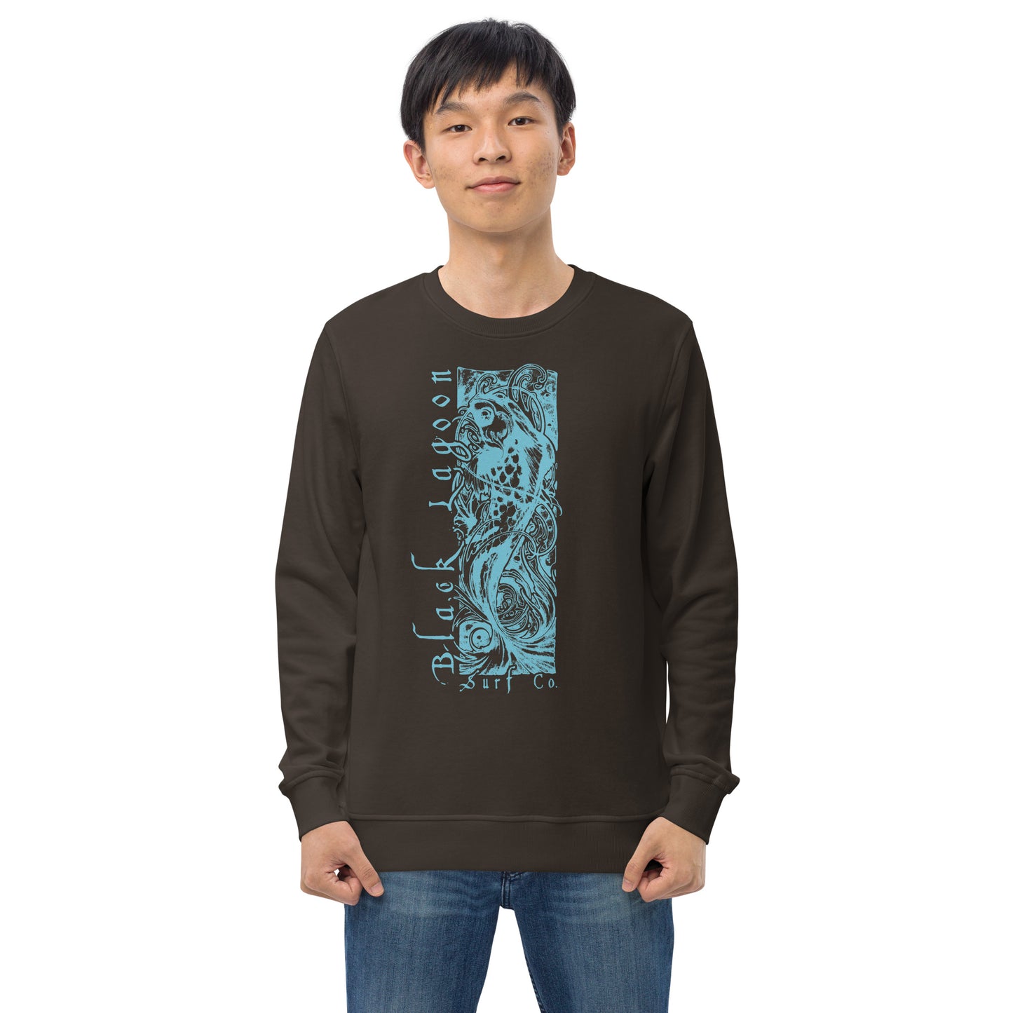 Black Lagoon Koi Unisex organic sweatshirt