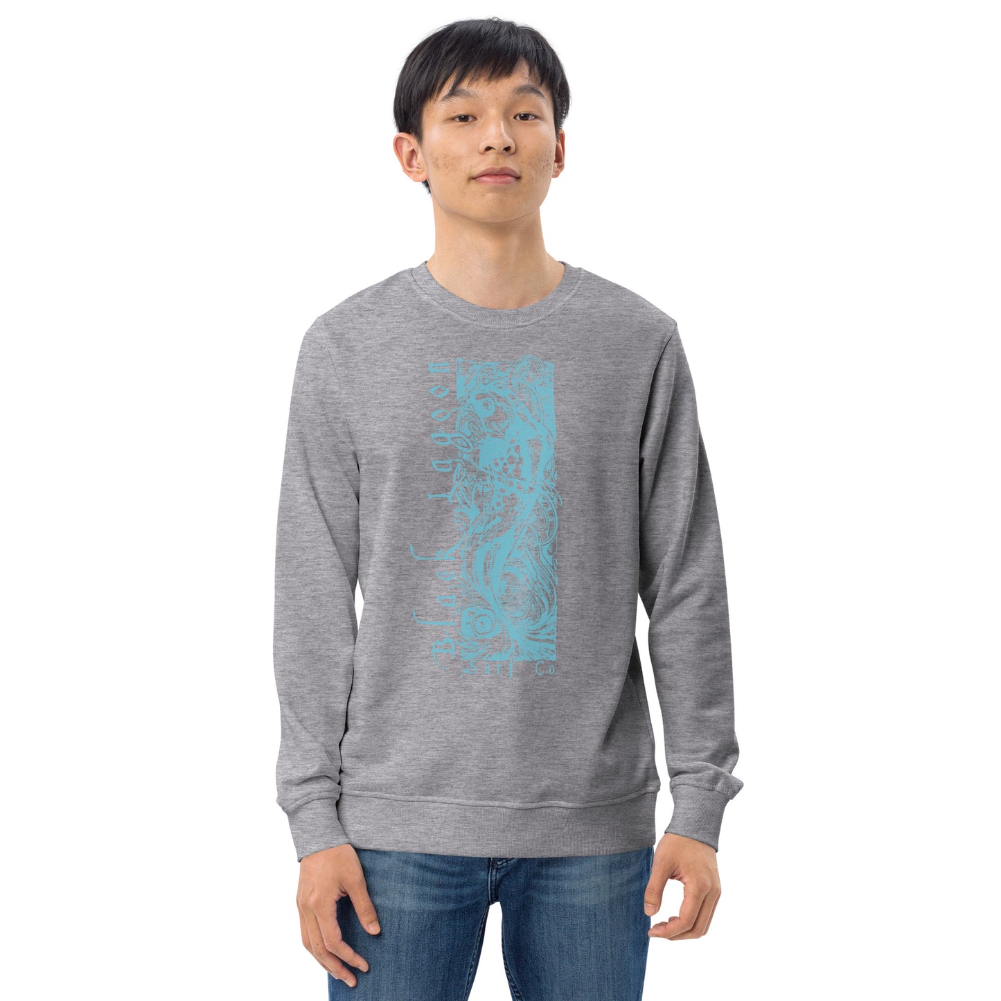 Black Lagoon Koi Unisex organic sweatshirt