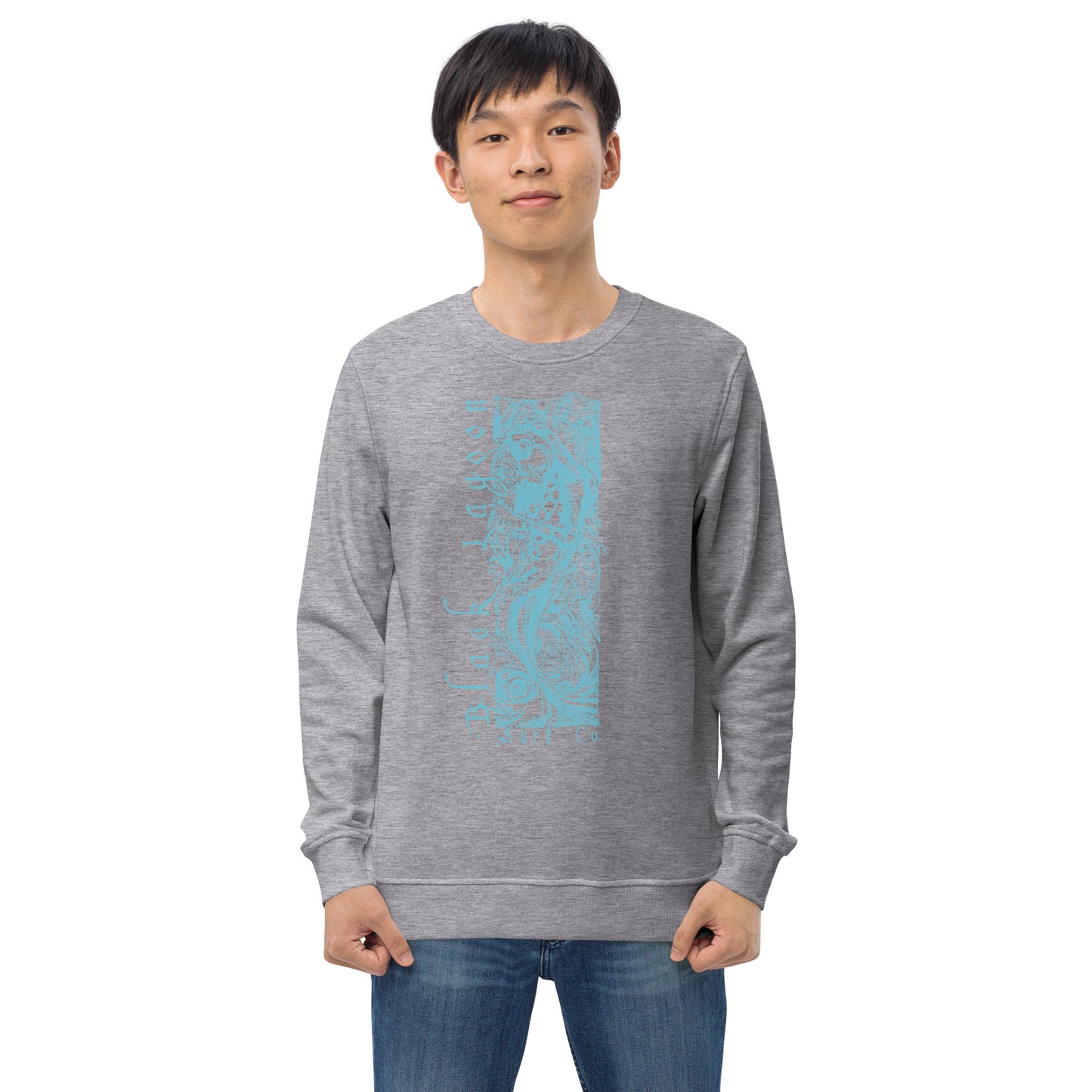 Black Lagoon Koi Unisex organic sweatshirt