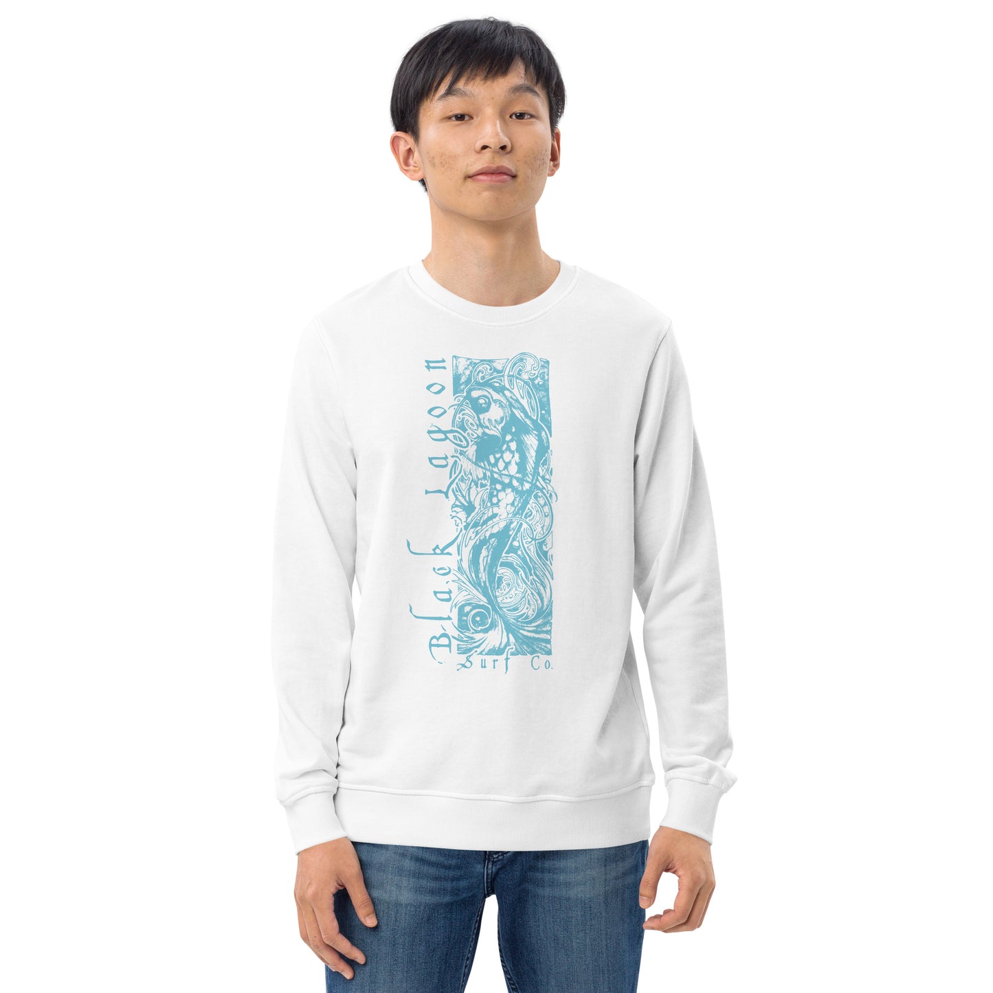 Black Lagoon Koi Unisex organic sweatshirt