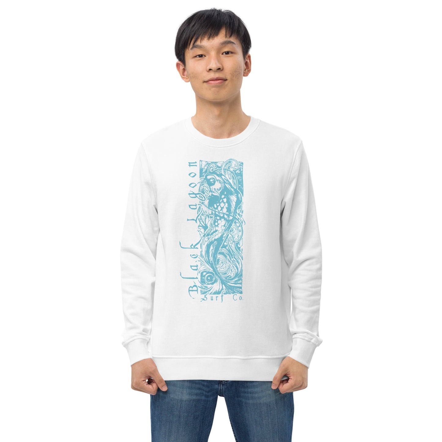 Black Lagoon Koi Unisex organic sweatshirt