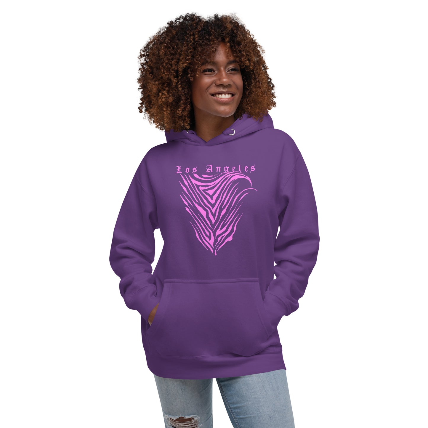 Los Angeles Tiger Print Unisex Hoodie