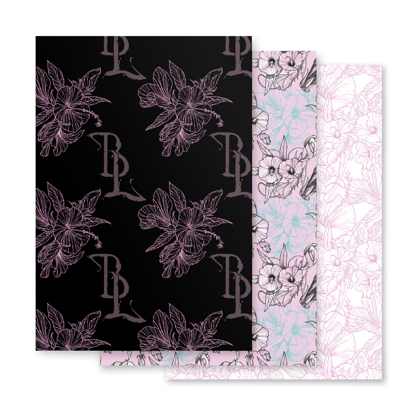 Hibiscus Paradise Wrapping paper sheets