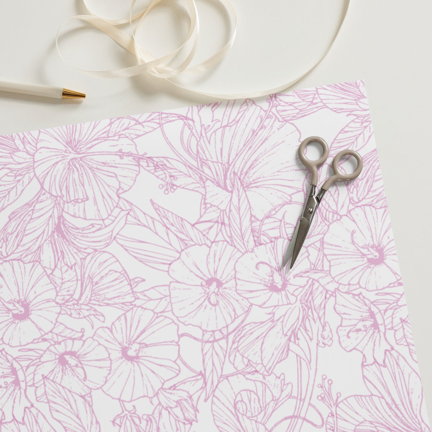 Hibiscus Paradise Wrapping paper sheets