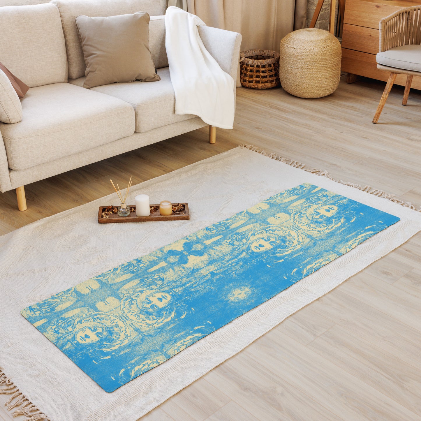 BLUE CITRV Yoga mat