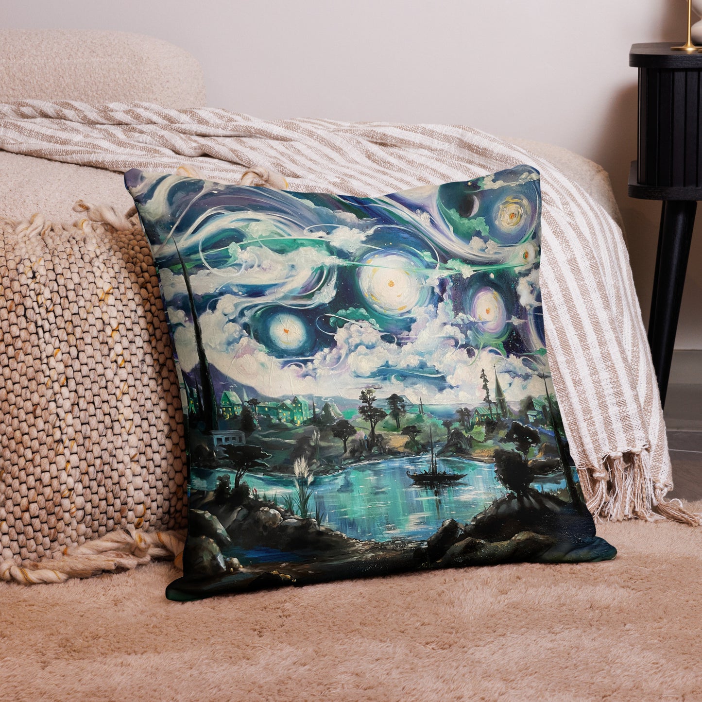 Starry Lagoon Pillow Case