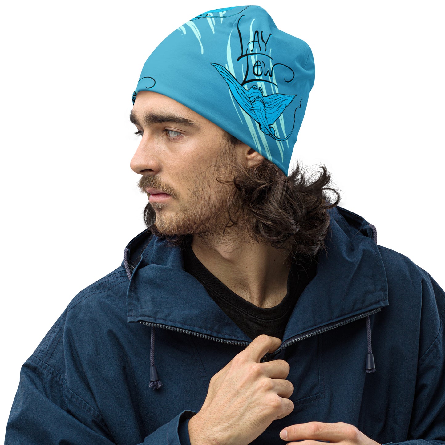 Lay Low All-Over Print Beanie