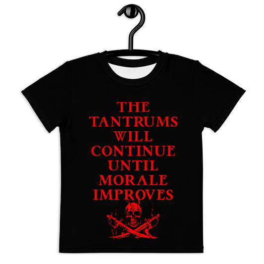 Tantrums Kids crew neck t-shirt