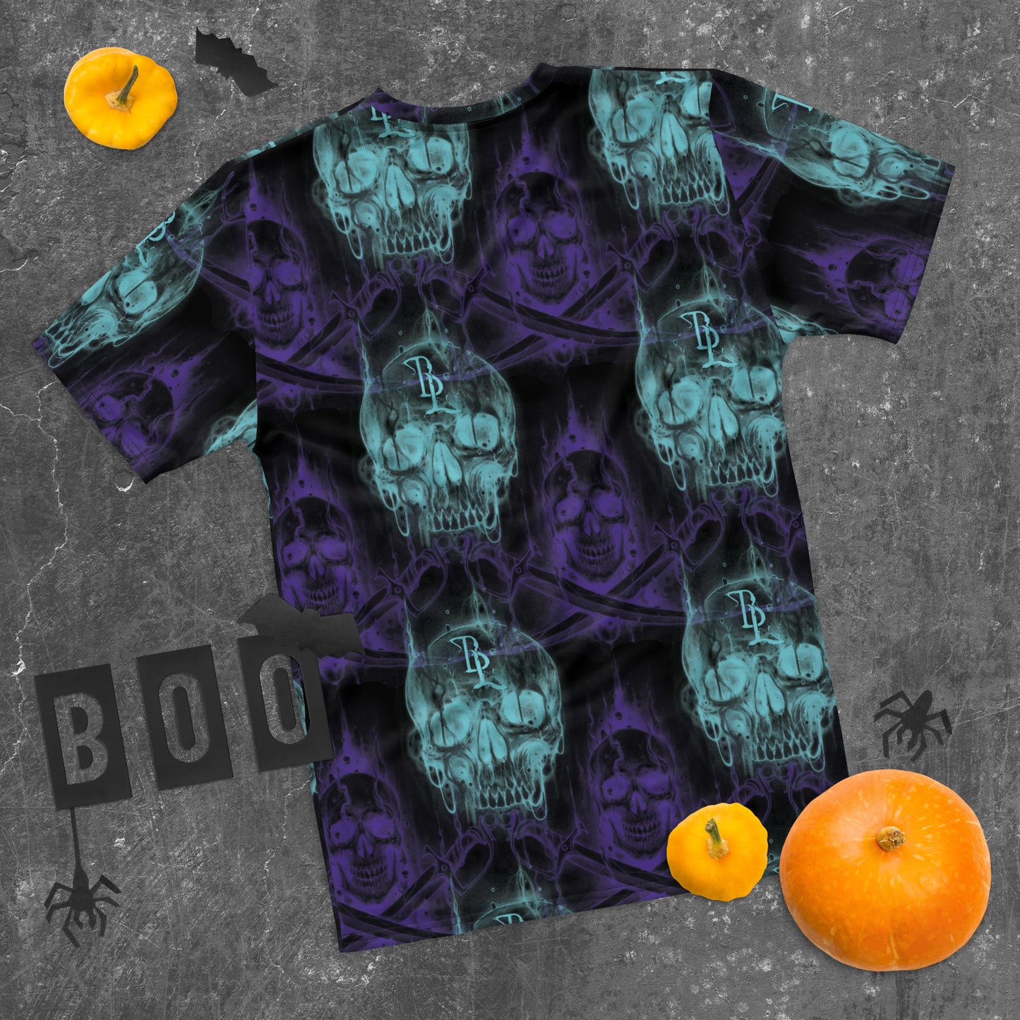 Neon Lagoon Skull 3 Men's t-shirt