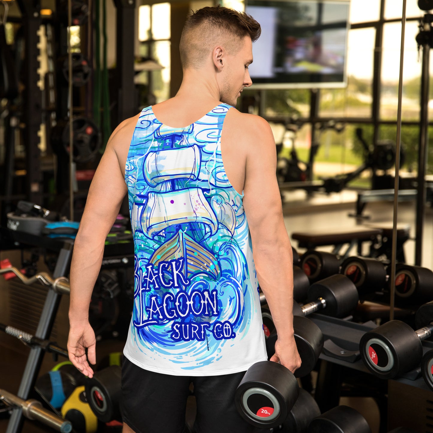 Blue Storm Unisex Tank Top