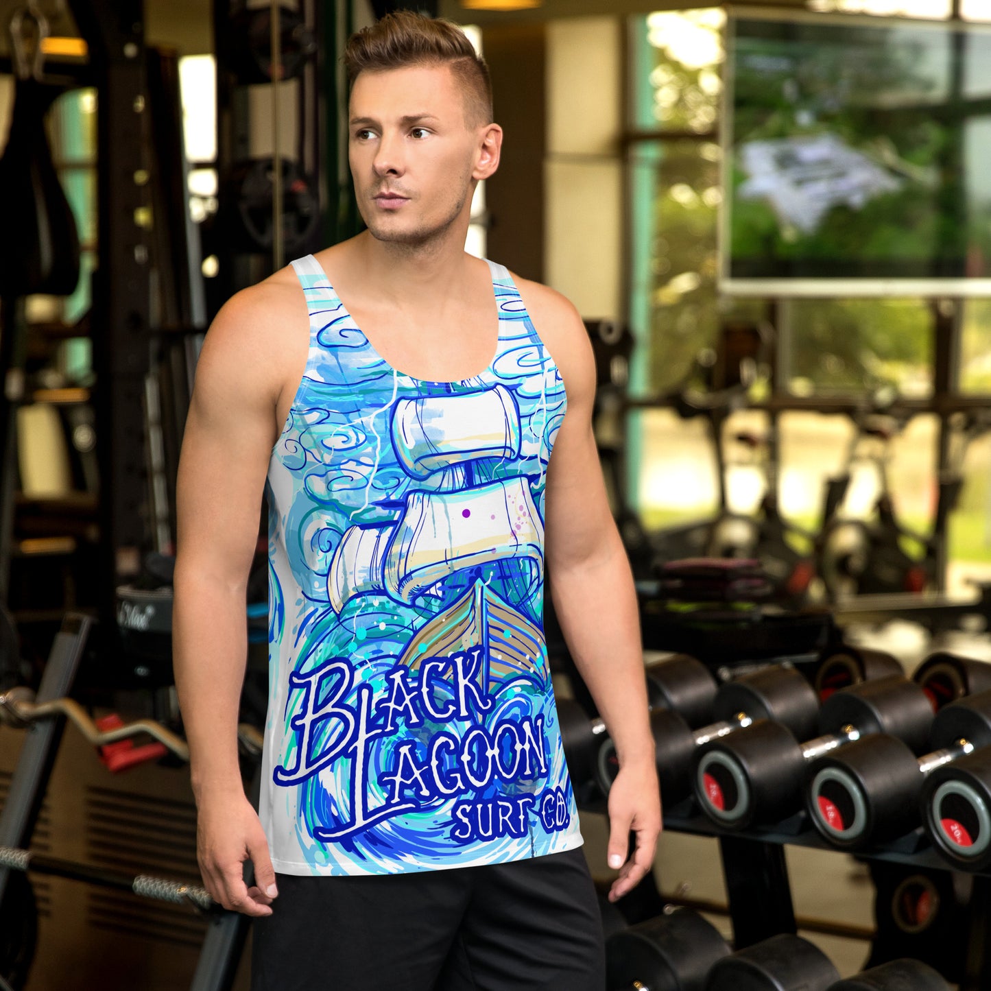 Blue Storm Unisex Tank Top