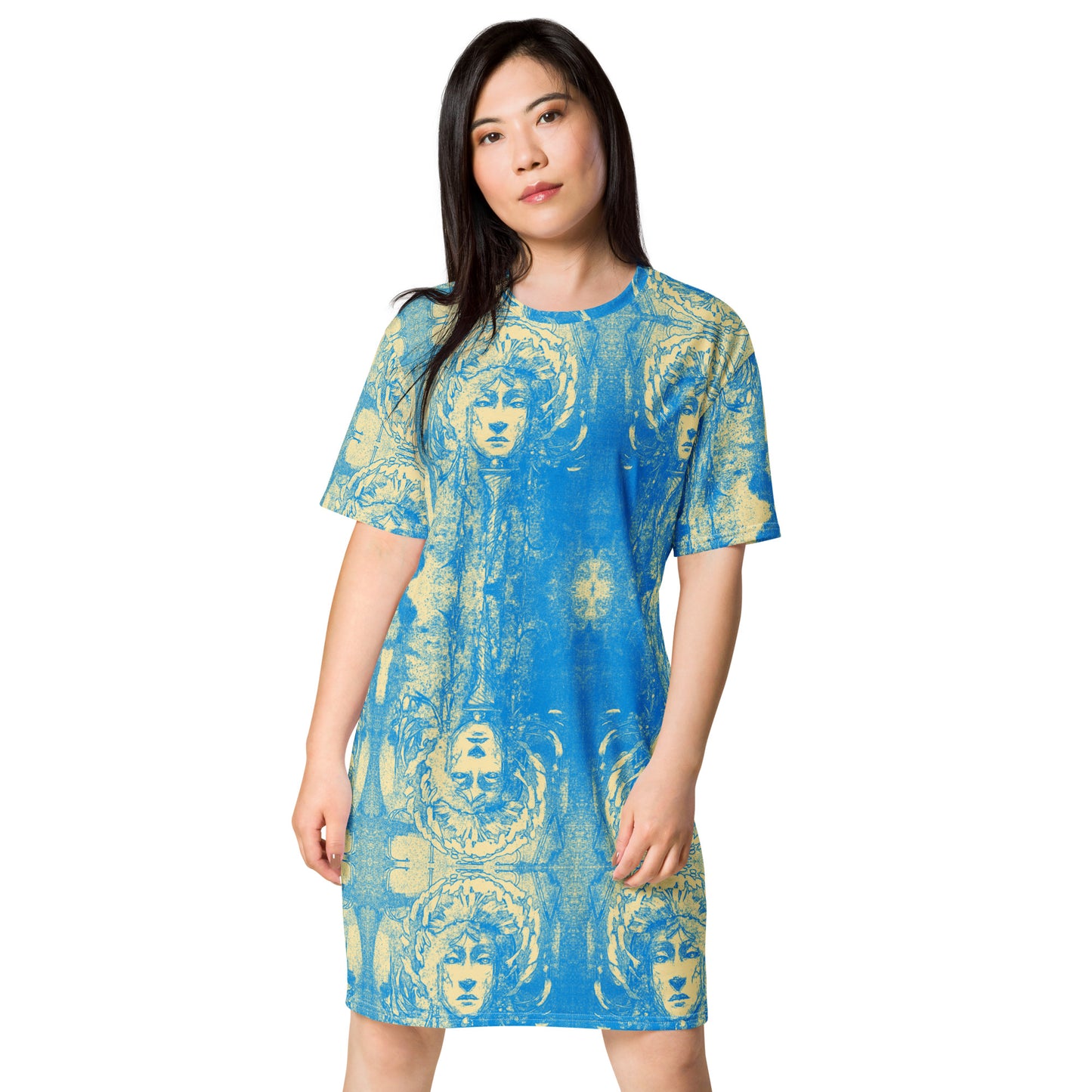 BLUE CITRV T-shirt dress