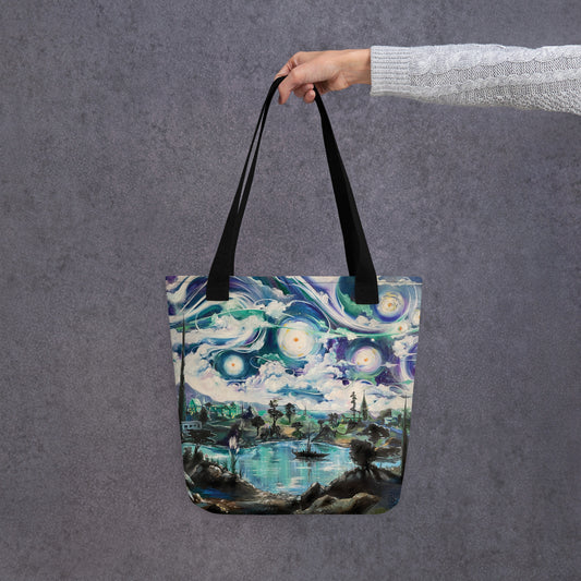 Starry Lagoon Tote bag