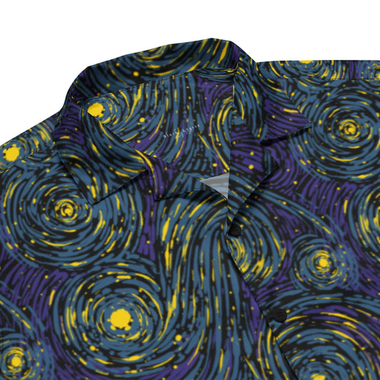 Starry Lagoon 2 Unisex button shirt