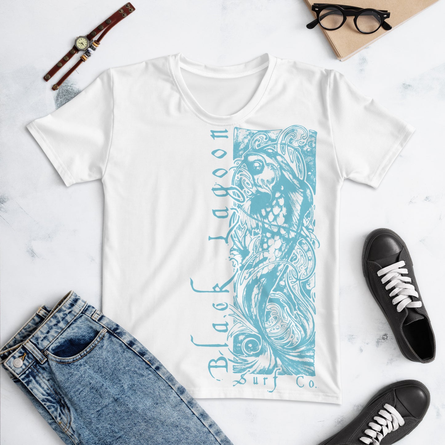 Blue Koi Women's T-shirt