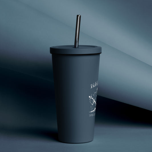 Classic SVRF Jolly Insulated tumbler with a straw