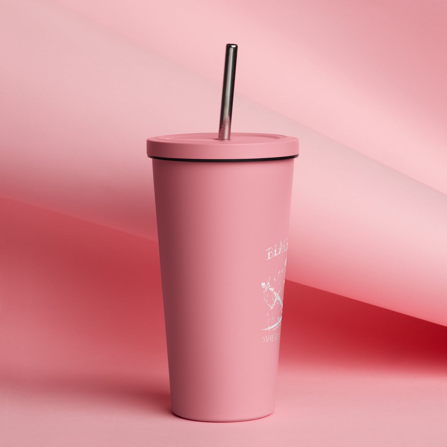 Classic SVRF Jolly Insulated tumbler with a straw