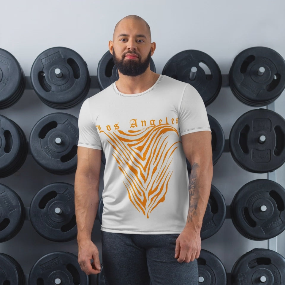 Video for Los Angeles Citrus Men's athletic t-shirt