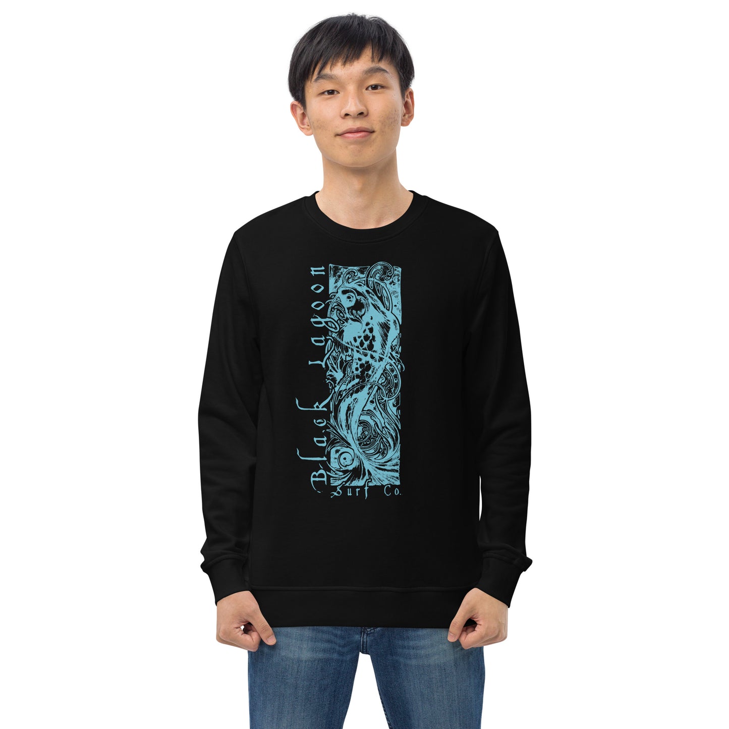 Black Lagoon Koi Unisex organic sweatshirt